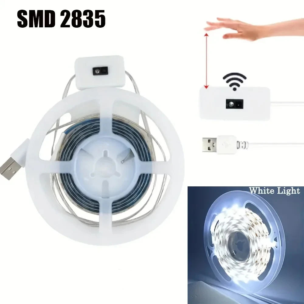 5V LED Light Strip Smart Dimmer Gesture Sensor Switch Control Easy to install Suitable For Living Room,Cupboard,Bedroom Lighting