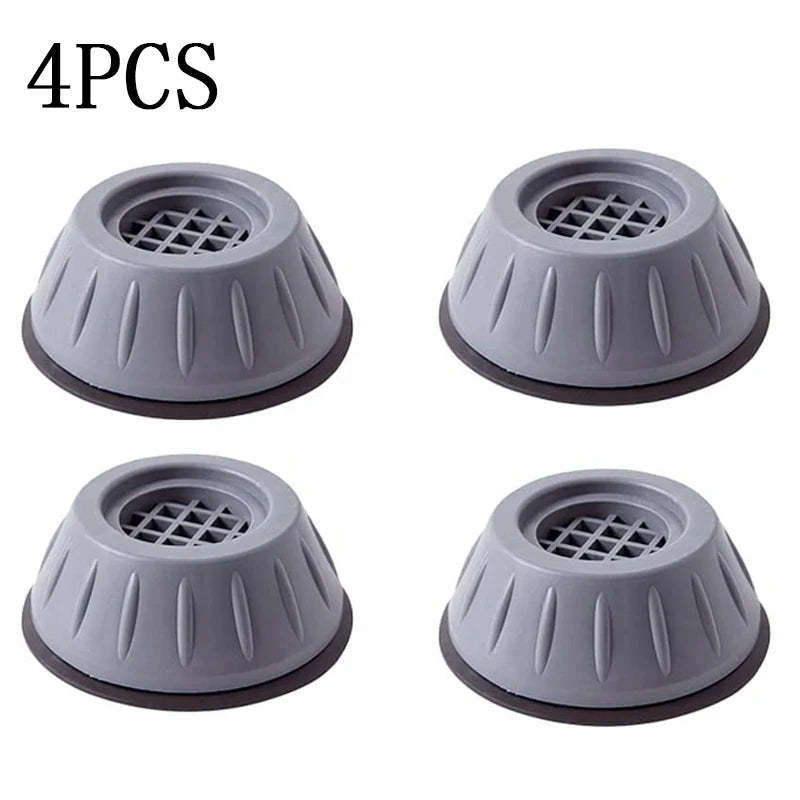 1/2/4PCS Anti Vibration Feet Pads Rubber Legs Slipstop Silent Skid Raiser Mat Washing Machine Support Dampers Stand Furniture
