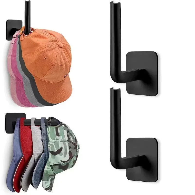 Baseball Cap Hat Rack for Wall Cap Hanger Storage No Drilling Hat Display Organizer No Drilling Track Door Handle