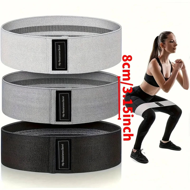 Fabric Resistance Hip Booty Bands Glute Thigh Elastic Workout Bands Squat Circle Stretch Fitness Strips Loops Yoga Gym Equipment