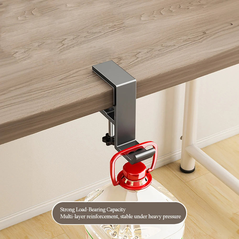 Punch-free Hanging Bag Hook Student Desk Side Hanging bag Artifact Removable mobile Handbag Holders Multi-functional Table Hook
