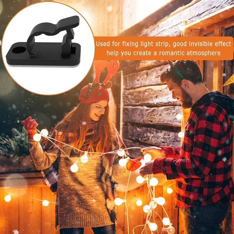 10/50Pcs Self Adhesive Cable Clips Cord Management Wire Holder Organizer Clamp Desk Tidy Cable Manager in Car Home Office Clips