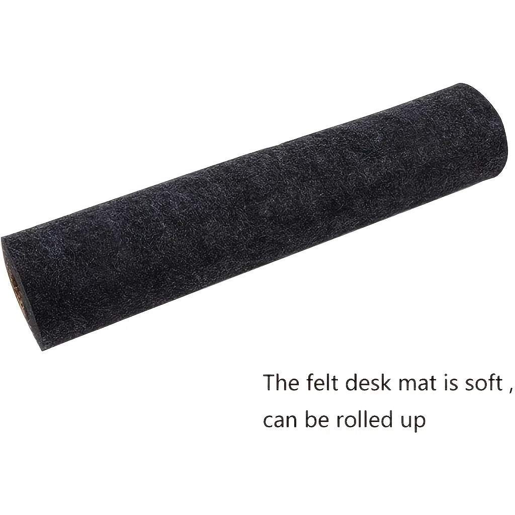 Gaming Accessories Wool Felt Mouse Pad Large Size Writing Mat Keyboard Mice Mat Non-slip Home Office Computer Desk Protector