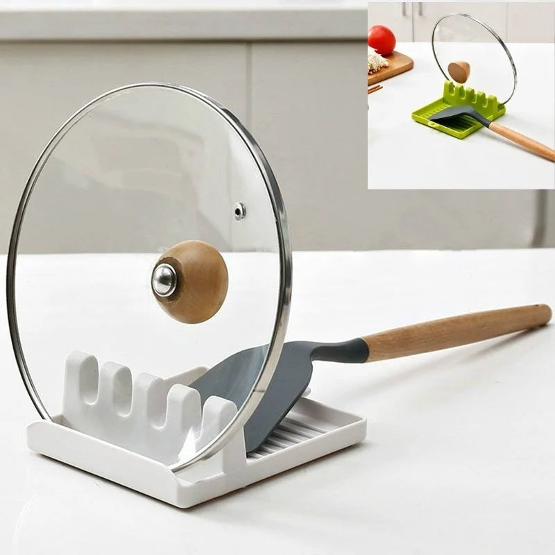 Kitchen Spoon & Lid Holder – Countertop Organizer