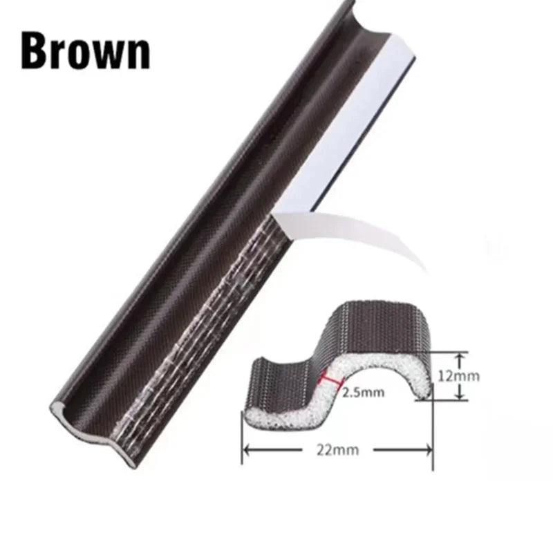 New 40M Acustic Foam Window Sealing Strip for Casement Window Seal Soundproof Foam S Weather Stripping Door Seal Gap Filler Tape