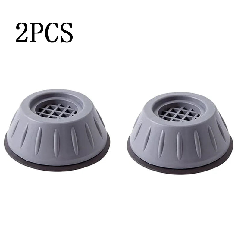 1/2/4PCS Anti Vibration Feet Pads Rubber Legs Slipstop Silent Skid Raiser Mat Washing Machine Support Dampers Stand Furniture