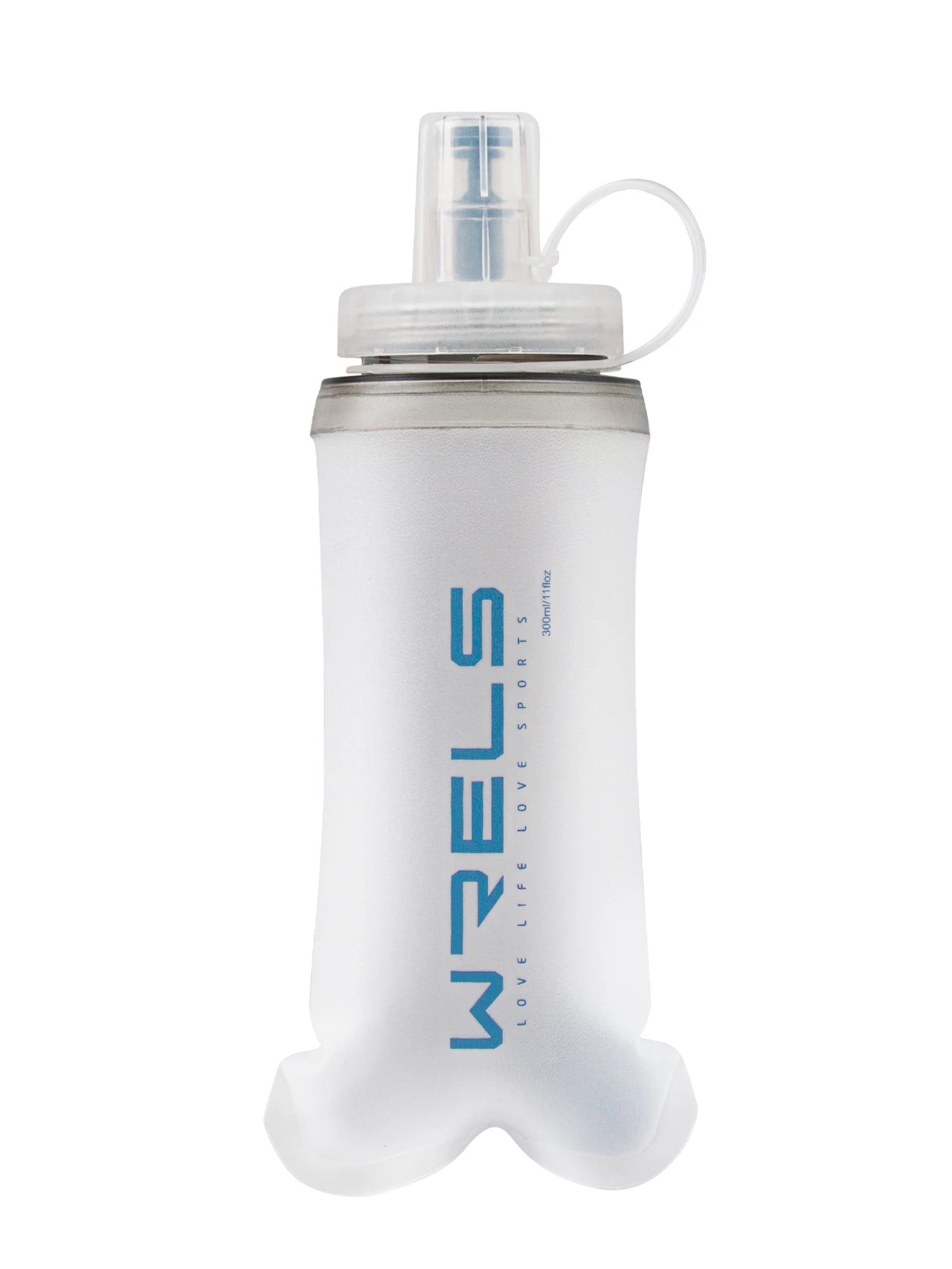 1pc New Large Caliber Soft Water Bottle Collapsible Convenient Sports Water Bottle for Cycling,Hiking,Trail,Running,Fitness