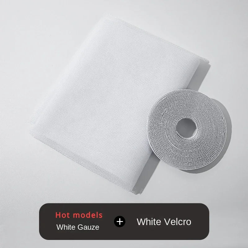 DIY Mosquito Net for Bed Window Home Textile the Mesh Indoor Self-adhesive Anti-insect and Fly Screen Curtains Garden