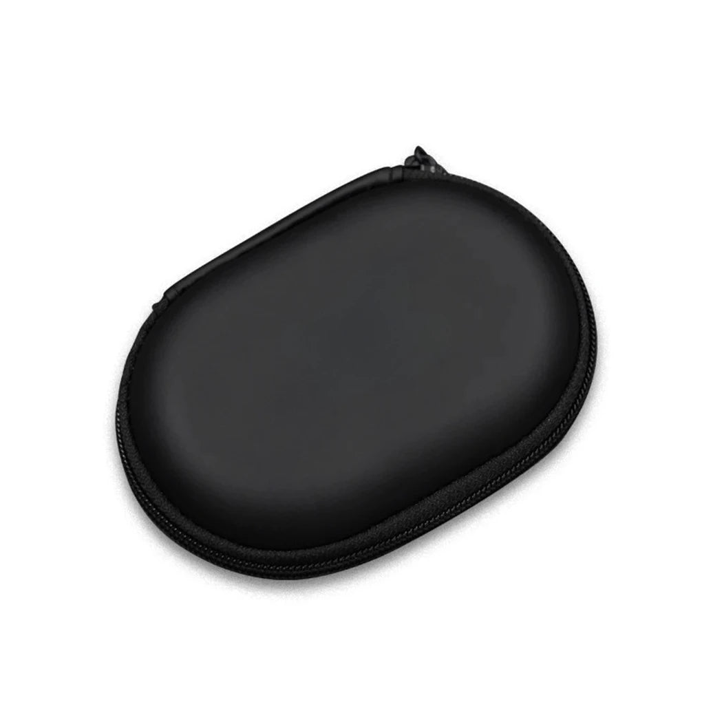 1/5pcs Square Earphone Storage Bag With Zipper Portable Bluetooth Headset Box Travel Carry Case Protective Storage Accessories