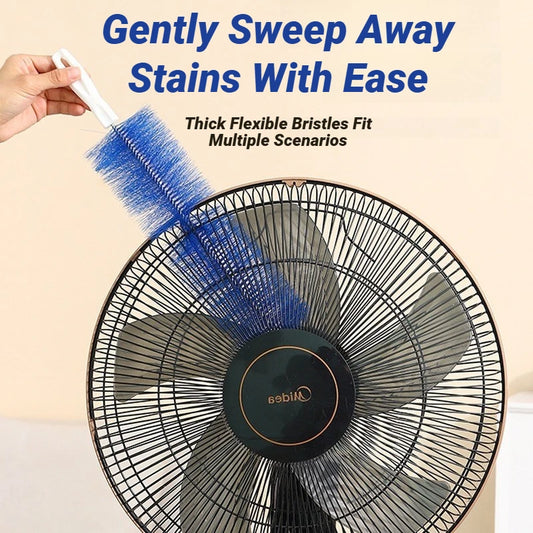 Bendable Fan Duster Ultra Fine Bristles Long Handle Cleaning Tool For Air Conditioner Furniture Shutter Car