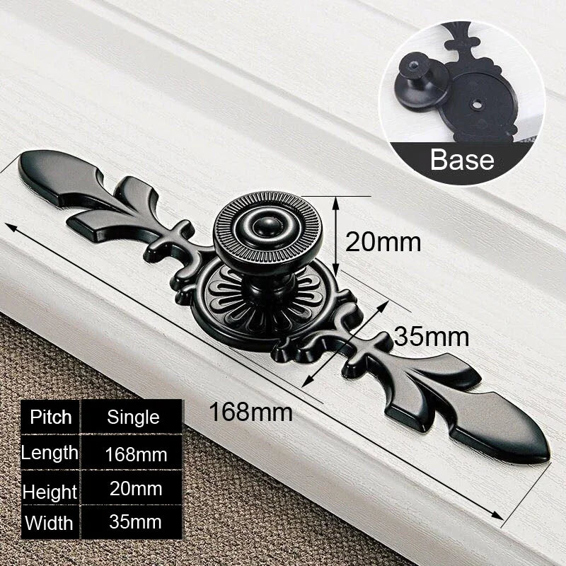 Black Handles Furniture Cabinet Knobs Muebles Handle Kitchen Handles Drawer Knobs Cabinet Pulls Cupboard Handles Knobs