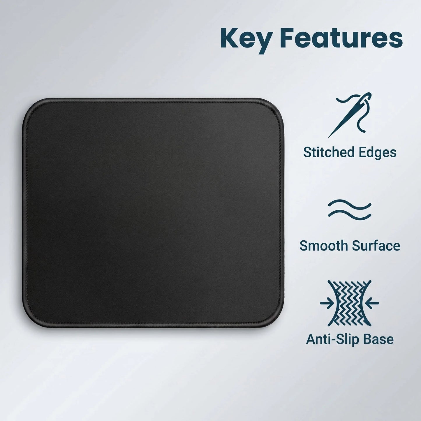 Extended Gaming Mouse Pad with Stitched Edge Non-Slip Rubber Base Waterproof Large Desk Mat for PC Laptop Gamer Office Home Use