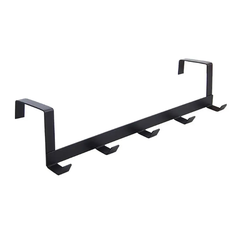 1 Piece Of Household Space Saving Five Hook Door Hanger Hook Easy To Install Modern Style Durable Jacket Storage Rack