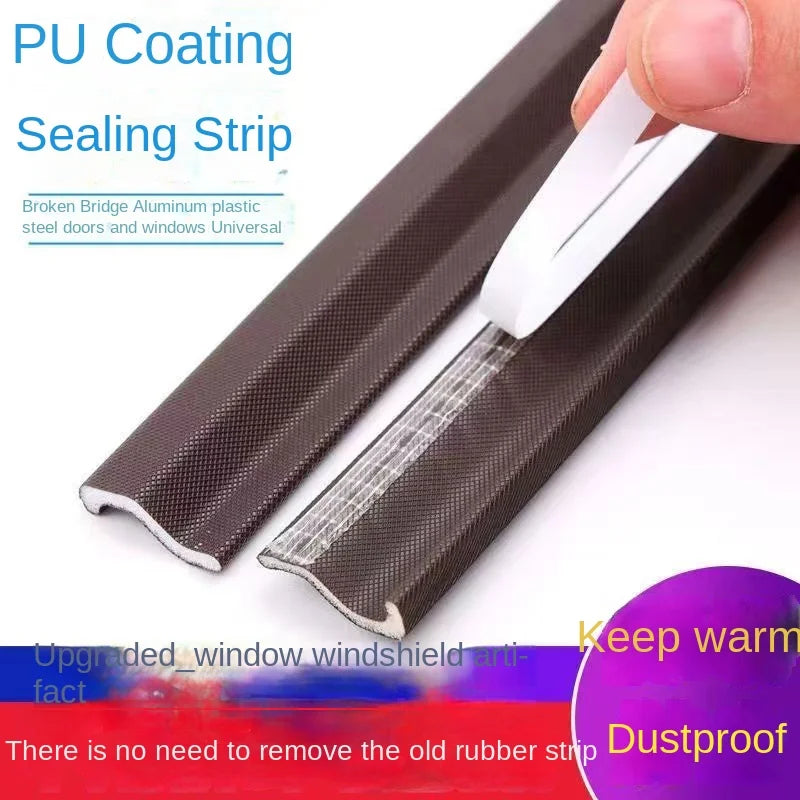 New 40M Acustic Foam Window Sealing Strip for Casement Window Seal Soundproof Foam S Weather Stripping Door Seal Gap Filler Tape